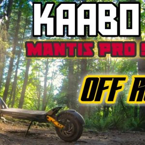 Testing An Off-road Stealth MACHINE. Kaabo Mantis Pro SE. Mini Electric Dirt Bike Off-road Scooter.