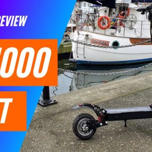 Mystery Electric 2x1000 watt Scooter Review - Big Guy Review - Shot in 4K