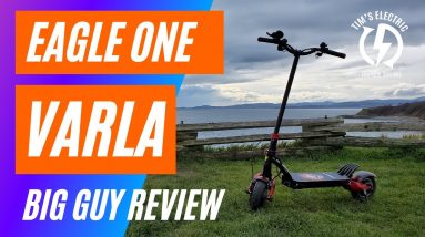 Varla Eagle One Electric Scooter Review -  Big Guy Review   4K