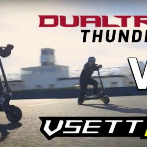 Vsett 10+ Vs Dualtron Thunder Drag Race