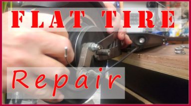 How to fix a flat tire on an Electric Scooter - Flat Tire Repair on Zero 9