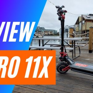 Zero 11X Electric Scooter Review  - Big Guy Electric Scooter Review - Filmed in 4K