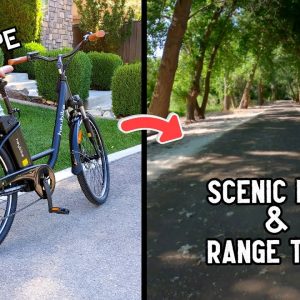 Enjoy a Scenic Ride With Me on My New E-Bike! Heybike Cityscape Range Test