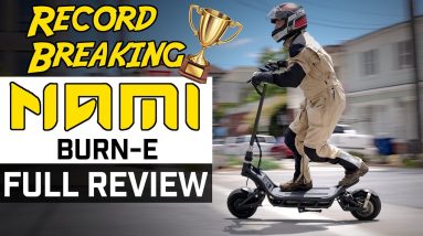 Record breaking NAMI BURN-E Viper vs. 60 mph Wolf King!!!  Best scooter of 2021? Full Review