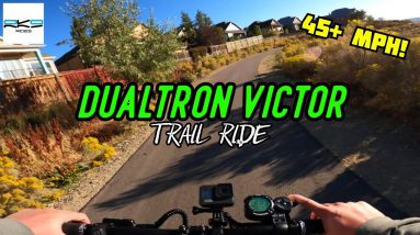 High-Speed Cruising My Local Trails on the Dualtron Victor Electric Scooter!