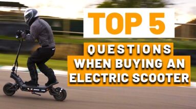 Top 5 Most Asked Questions when buying an electric scooter!