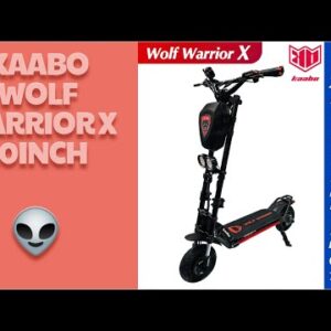 🔥 KAABO WOLF WARRIOR X 10INCH ELECTRIC SCOOTER BLACK COLOR 60V 21AH