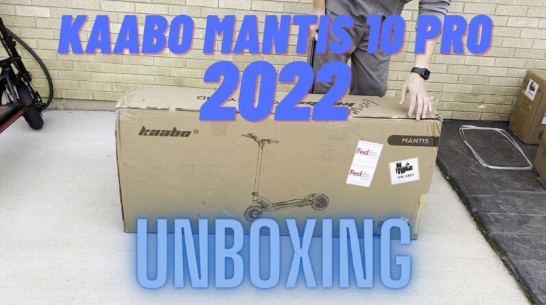 Kaabo Mantis 10 Pro 2022 Unboxing