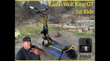 Kaabo Wolf King GT Pro Electric Scooter First Ride