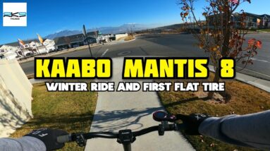 Riding the Best Scooter of the Year! Kaabo Mantis 8 Ride & Flat Tire :(