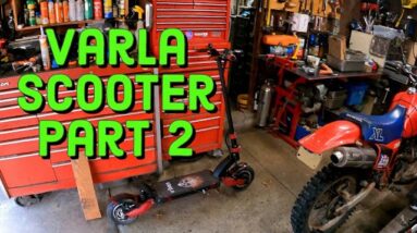 Varla Electric Scooter Part 2 (Single Mode Range, Mods, Etc) Eagle One