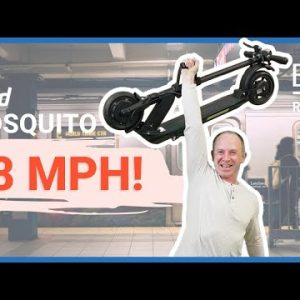 NEW Ultraportable Scooter Goes 28 mph! - Fluid Mosquito Review