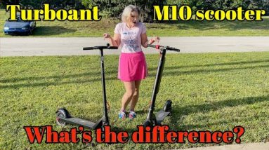 Turboant M10 scooter review | Comparing the Turboant x7 to the M10 | What's the difference?