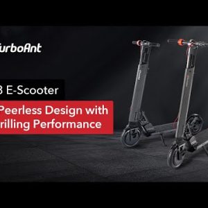 TurboAnt V8 E-Scooter: A Peerless Design with Thrilling Performance