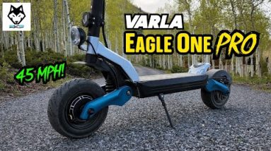 Varla’s NEW 45 MPH Electric Scooter: Eagle One PRO First Impressions!
