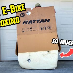 The Most Packing Foam I've Ever Seen: Rattan LM 750W E-Bike Unboxing #Shorts
