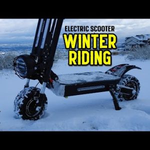 Electric Scooter VS Snow: Winter Off-Roading