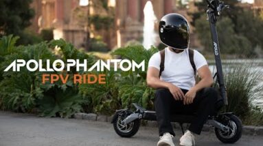 FPV Ride on a 38MPH Electric Scooter | Apollo Phantom