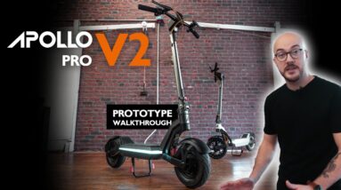 Insight of the newest Apollo's luxury scooter v2
