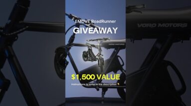 7 Days to enter this EMOVE RoadRunner Giveaway! ⏰